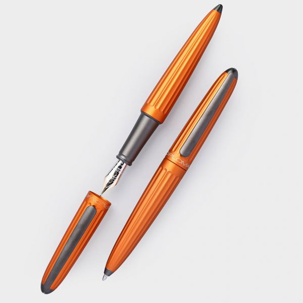 Füllhalter Aero orange 14 kt